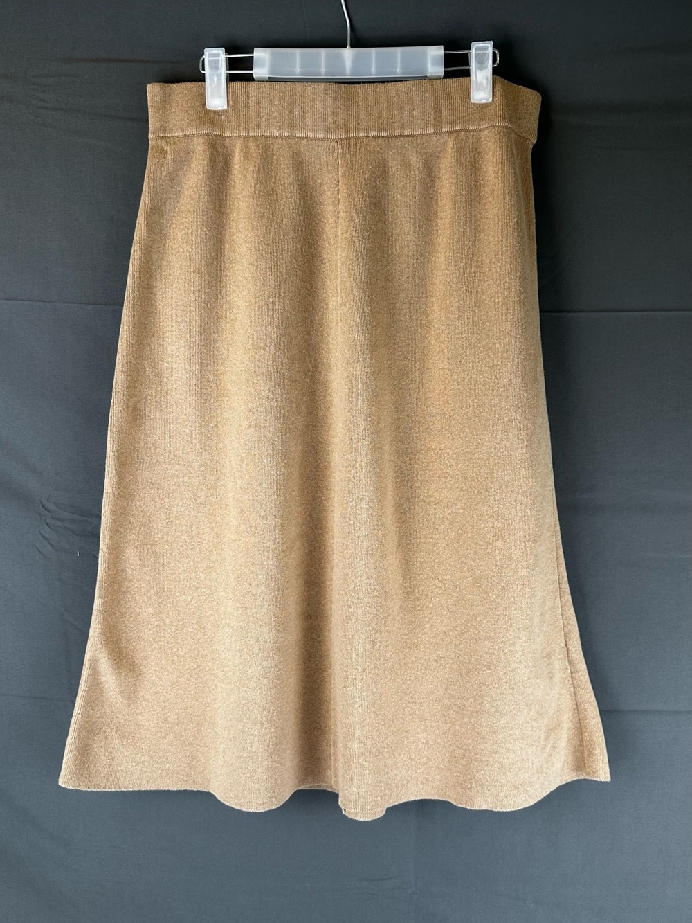 Banana Republic Camel A-Line Knit Skirt
